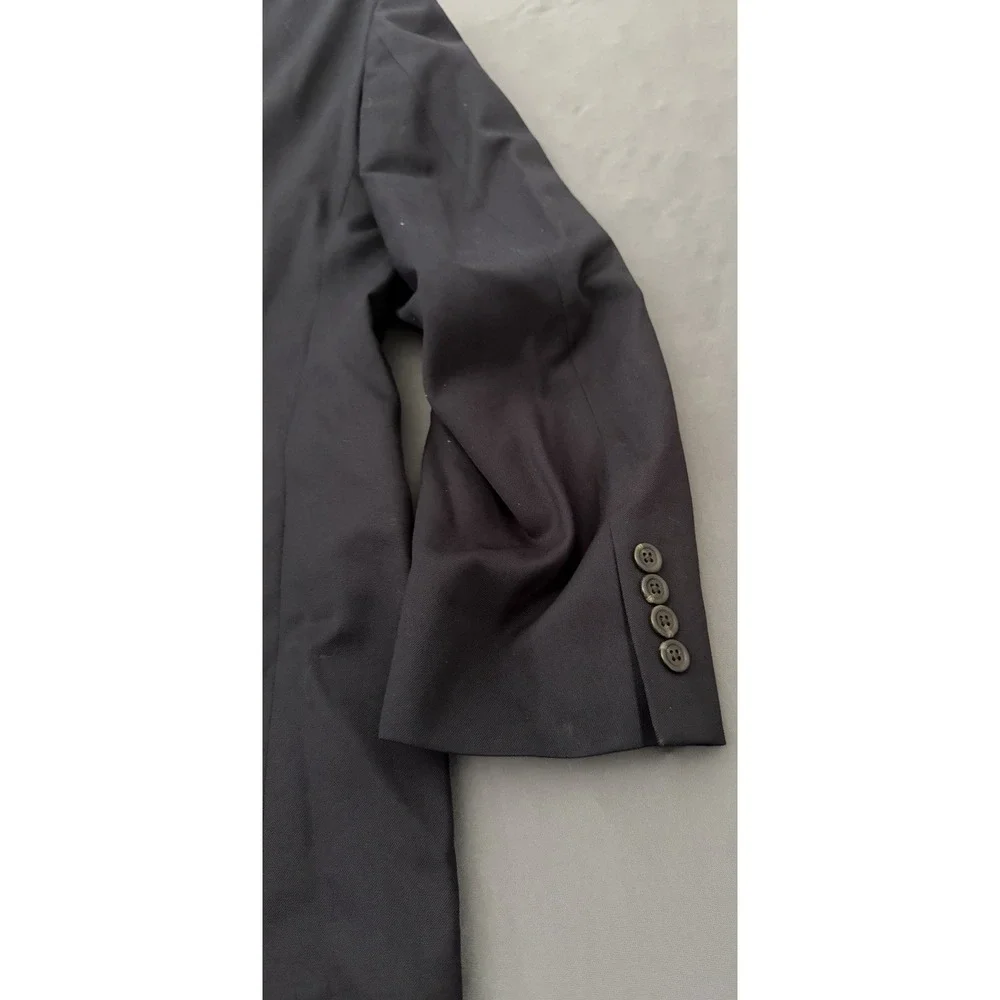 Lauren By Ralph Lauren Sport Coat Blazer Mens 40R Blue Green Label 100% Wool